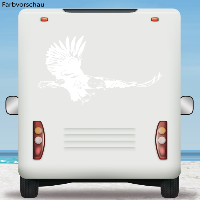 Wohnmobil Aufkleber Adler Seeadler Wohnwagen Caravan