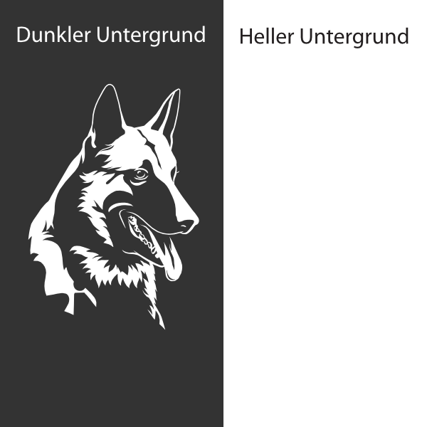 Deutscher Schäferhund Hundeaufkleber Autoaufkleber Aufkleber