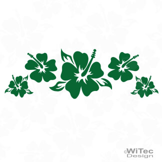 Autoaufkleber Hisbiskus für T4 Bus