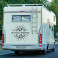 Wohnmobil Aufkleber Kompass Wunschtext Wohnwagen Caravan