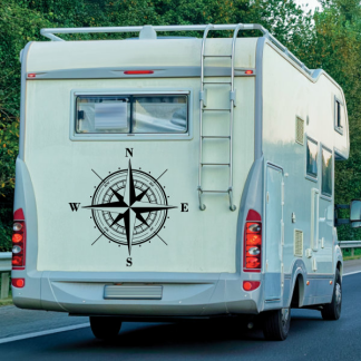 Wohnmobil Aufkleber Windrose Kompass Rose Wohnwagen Caravan
