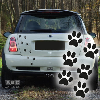 AA036 Katzenpfoten Katzen Pfoten Aufkleber Auto Sticker Deko