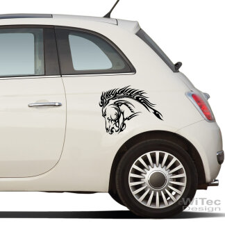 Pferd tribal aufkleber Pferdeaufkleber Autoanhänger