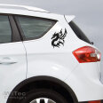 Drache Drachen Dragon 2x Tribal Tattoo Sticker