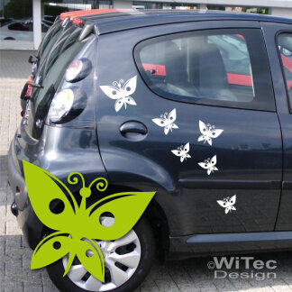 Autoaufkleber Schmetterling Auto Aufkleber Set