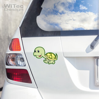 AA121 TURTLE Schildkröte 2er SET Autoaufkleber Aufkleber Sticker