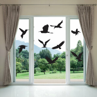 Fensteraufkleber Greifvögel Vögel...