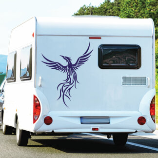 Wohnmobil Aufkleber Phönix Feuervogel Wohnwagen Camper