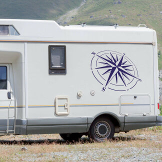 Wohnmobil Aufkleber Kompass Windrose Wohnwagen Camper