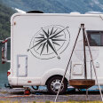 Wohnmobil Aufkleber Kompass Windrose Wohnwagen Camper