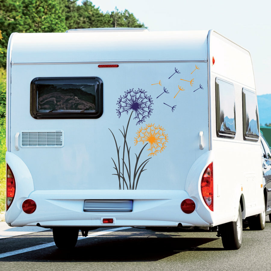 Wohnmobil Aufkleber Pusteblume Löwenzahn