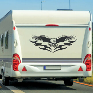 Wohnmobil Aufkleber Adler Eagle Tribal Caravan Wohnwagen