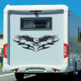 Wohnmobil Aufkleber Adler Eagle Tribal Caravan Wohnwagen