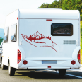 Wohnmobil Hand Berge Wald Camper Caravan WoMo