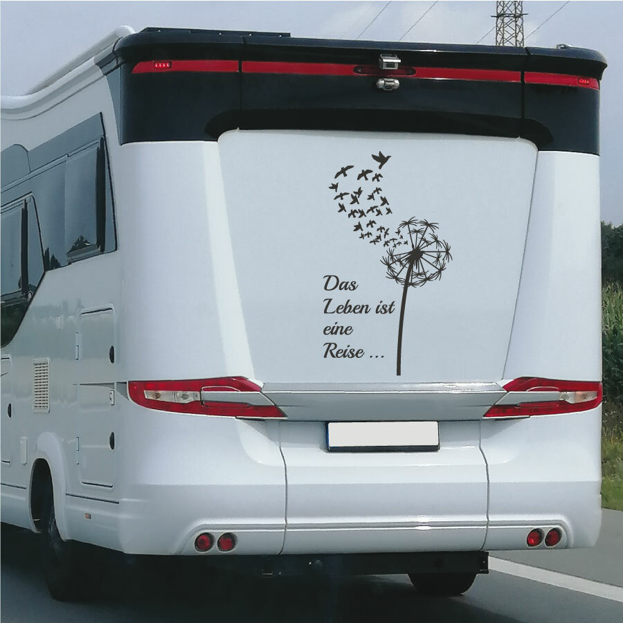 Wohnmobil Aufkleber Blume des Lebens Wohnwagen Sticker Auto