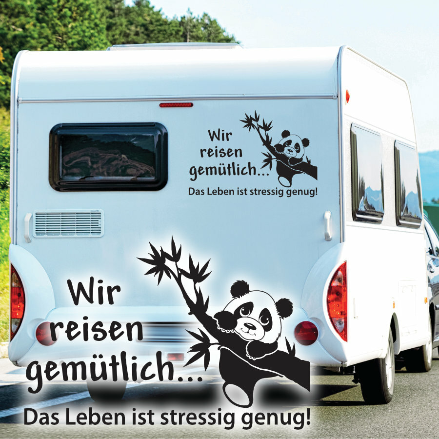 Chillkröte - Urlaub - Ihr seid zwar schneller- aber wir haben Urlaub -  Wohnmobil Aufkleber Wohnwagen Sticker Caravan WoMo017