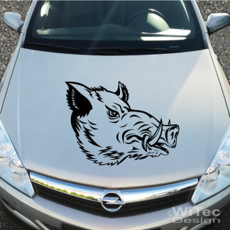 Autoaufkleber Keiler Wildschwein Auto Aufkleber Sticker