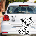 Autoaufkleber Katze Kätzchen Aufkleber Auto Tattoo