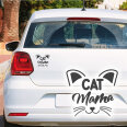 Autoaufkleber Katze Cat Mama Aufkleber Auto