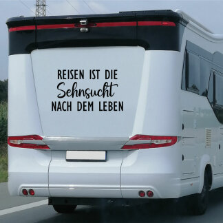 Wohnmobil Aufkleber Reisen Sehnsucht Wohnwagen