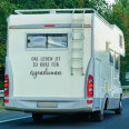 Wohnmobil Aufkleber Das Leben ist zu kurz für irgendwann