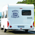 Wohnmobil Aufkleber Happy Camper Lustig Caravan