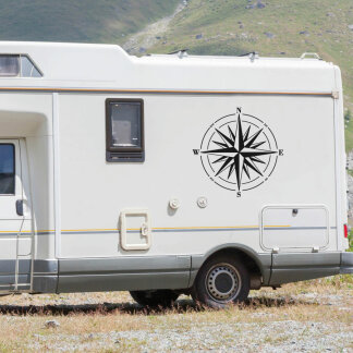 Wohnmobil Aufkleber Kompass Windrose Wohnwagen Caravan