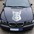 Autoaufkleber Wildschwein Keiler Auto Aufkleber  Jagd Tattoo