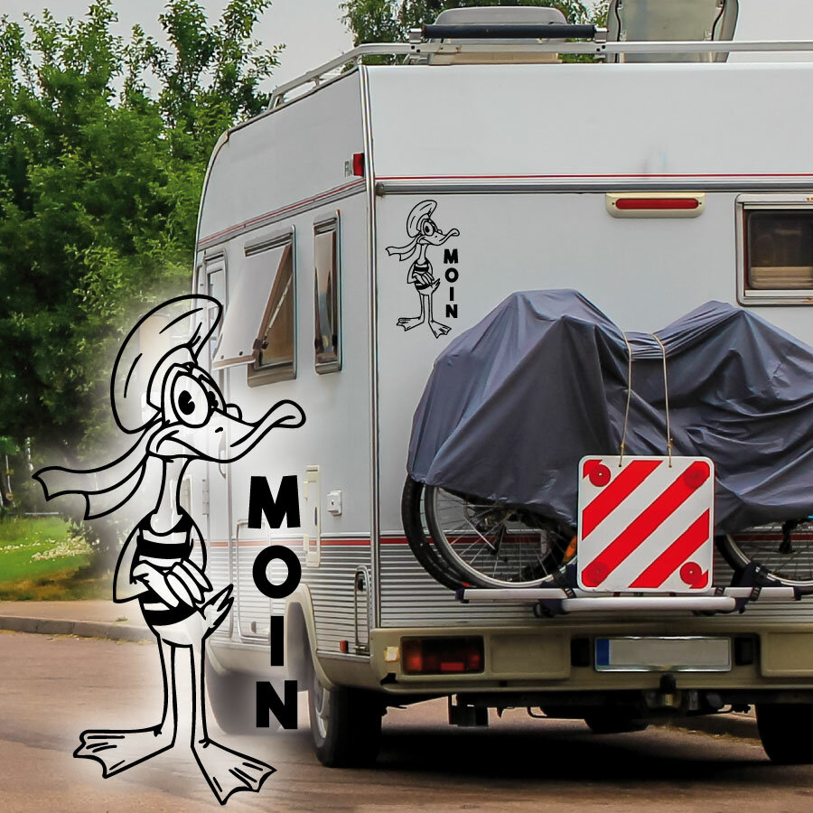 Aufkleber Wohnmobil Küstenkind Kompass Wohnwagen Camper