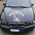 Autoaufkleber Girlie Skull Böses Mädchen Totenkopf Auto Aufkleber