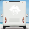 Wohnmobil Aufkleber Totenkopf Skull Pirat Camping Wohnwagen