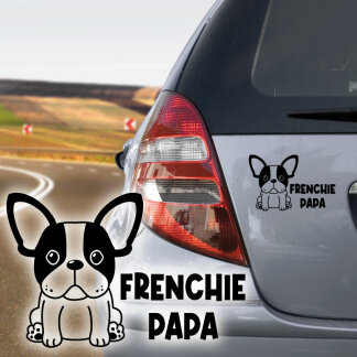 Hundeaufkleber Französische Bulldogge Aufkleber...