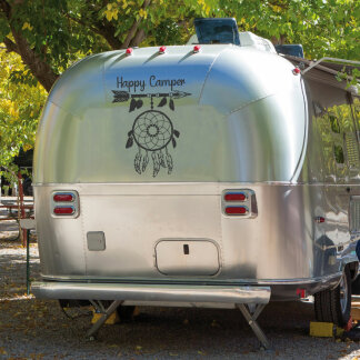 Wohnmobil Aufkleber Happy Camper Traumfänger Wohnwagen Caravan