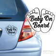 Autoaufkleber Baby on Board Aufkleber Auto