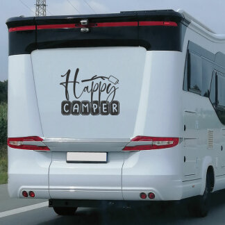 Wohnmobil Aufkleber Happy Camper Klorolle Wohnwagen Caravan