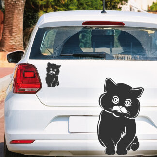 Autoaufkleber Katze Kätzchen Aufkleber Auto