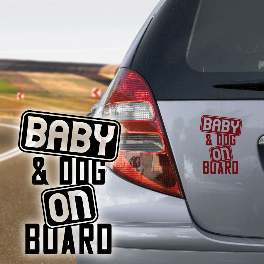 Autoaufkleber Baby on Board + Wunschname und Fußabdrücke X7102, Heck- &  Scheibenaufkleber, nach Verklebeposition, Autoaufkleber