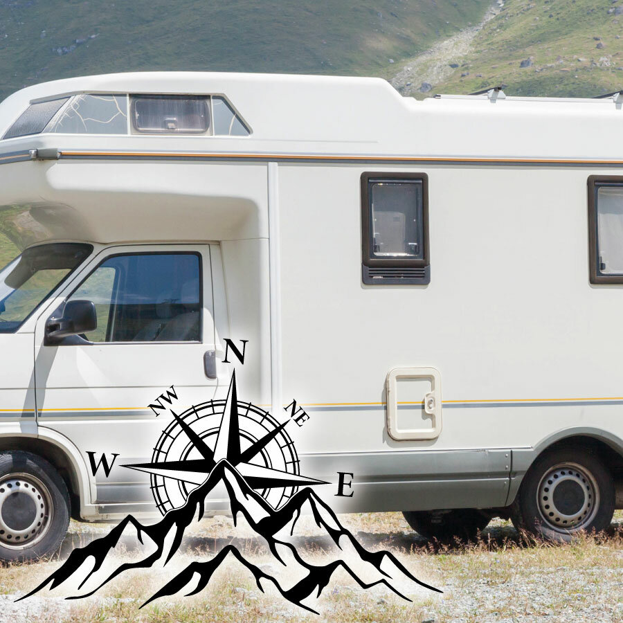 Aufkleber Wohnmobil Wohnwagen Camper Camping Caravan Auto Text Wunschtext