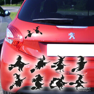 Hexen Autoaufkleber 2er SET Auto Aufkleber Gothik