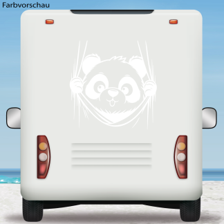 Wohnmobil Aufkleber Lustiger Panda Bär