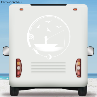 Wohnmobil Aufkleber Fischen