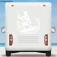 Wohnmobil Aufkleber Wakeboarding