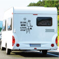 Wohnmobil Aufkleber Sei eine Möwe scheiß drauf