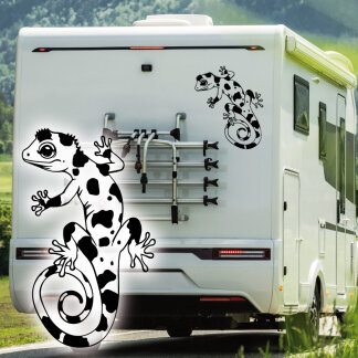 Wohnmobil Aufkleber Gecko Gekko Echse