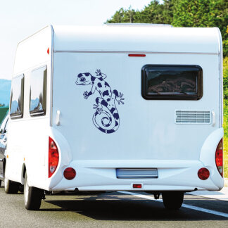 Wohnmobil Aufkleber Gecko Gekko Echse