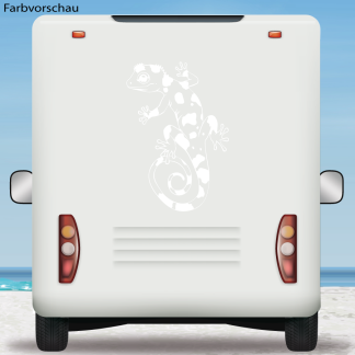 Wohnmobil Aufkleber Gecko Gekko Echse