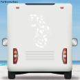Wohnmobil Aufkleber Gecko Gekko Echse