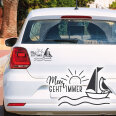 Autoaufkleber Meer geht immer Auto Aufkleber
