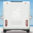 Wohnmobil Aufkleber Möwe Meer Süchtig