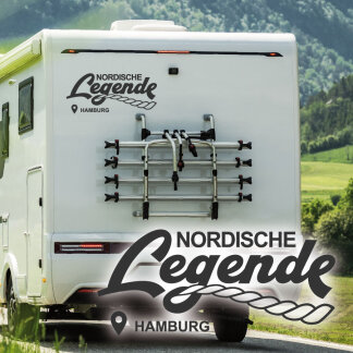 Wohnmobil Aufkleber Nordische Legende